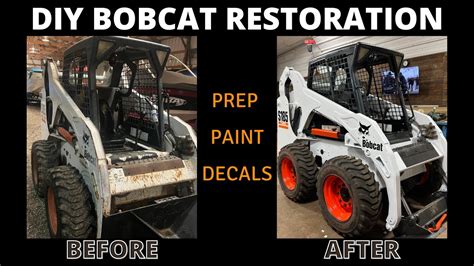 how to paint a skid steer|bobcat s185 skid steer.